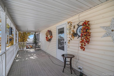 View of wooden porch