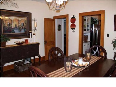 Bedrooms off Dining Room
