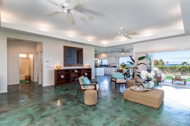 This home has a great open floor plan with stained concrete floors throughout and central air conditioning.