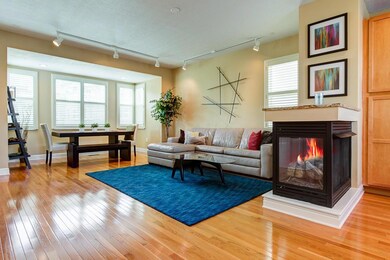 Upper Green Great Room with Fireplace