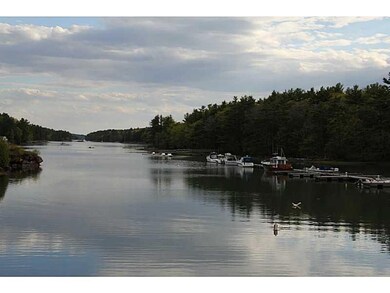 View. New Meadows inlet, flows in to...