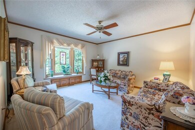 Greet your guests in the Parlor/formal living room for a quiet conversation
