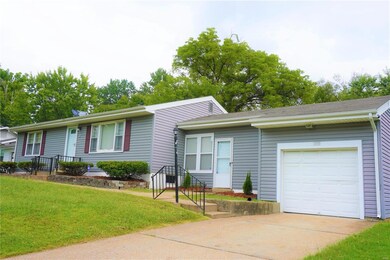 Attached one car garage