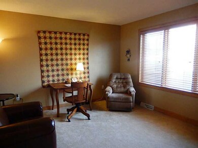 Living Room. Nice sized living room makes a nice h
