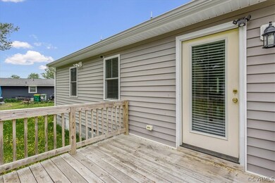 Rear deck