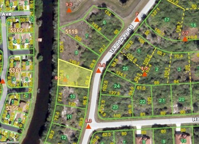 Spot Elevations of 9.2' and 8.5' in a flood zone with 8' BFE requirements.