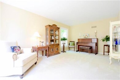 First of two large living spaces on the 1st floor.