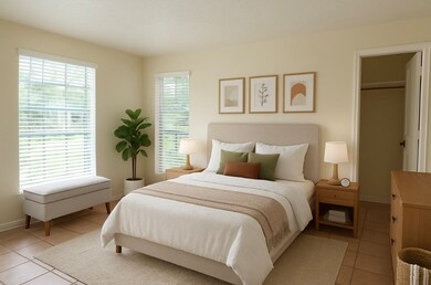 Bedroom #2 show with virtual staging