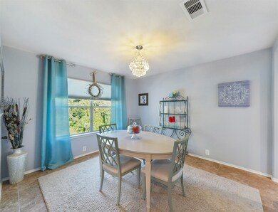 Beautiful Chandelier in the Dining Room!