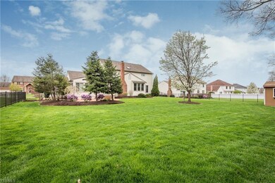 The lovely backyard is fenced and backs up to Chen