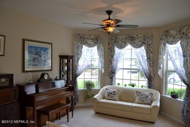 Living Room with Bay Window