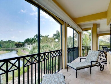 Large screened & shuttered balcony