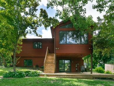 A four season porch awaits all your relaxation nee