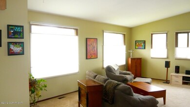 Living room from the kitchen entry