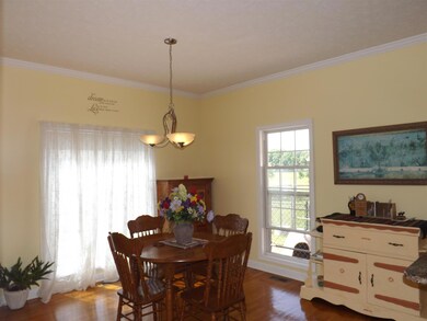 Eat-in Ktichen view of Dinning Room, Hardwood Flooring