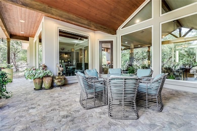 View of patio / terrace featuring outdoor dining 