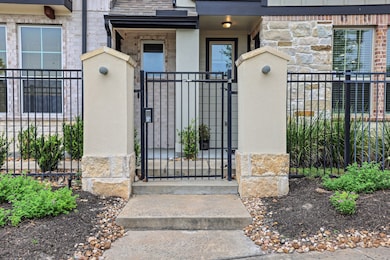 Private courtyard entry