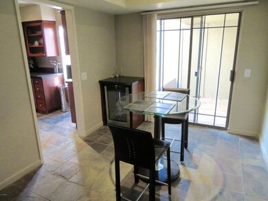 Kitchen Table and Wine Fridge