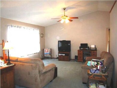 Spacious open living room with tons of light and v