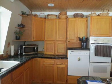 Kitchen. Beautiful cabinets in this open kitchen w
