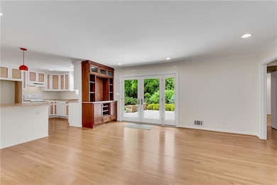 Family / Dining Room with views to the Kitchen