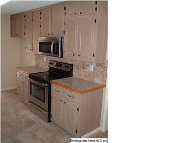 Tile floors in kitchen