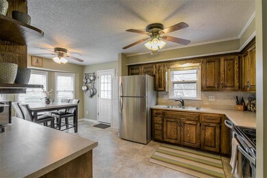 Kitchen with an abundance of storage.