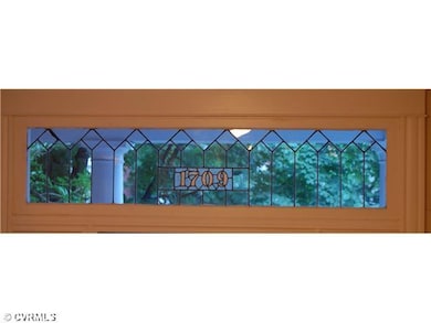 Other - Leaded glass window with house number
