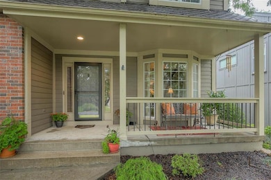 Inviting Front Porch Offers a Cozy Spot for Readin