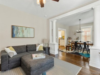Another view of family room looking toward dining