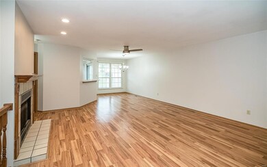 Tons of natural light in the great room and dining