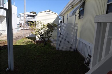 view from front door to the backyard