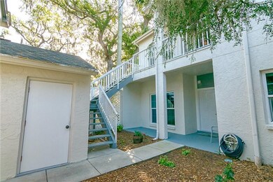 Stairway to Unit (behind garage)