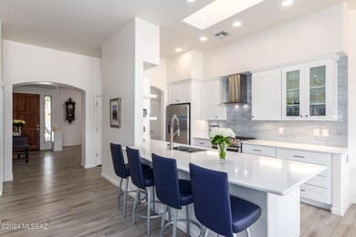 Chef's open-concept kitchen