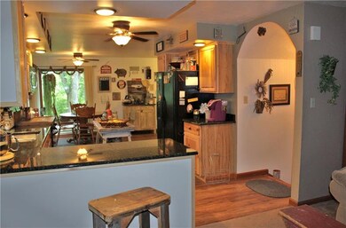 Open concept kitchen