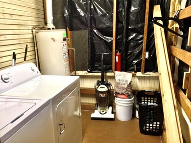 separate utility is next to kitchen