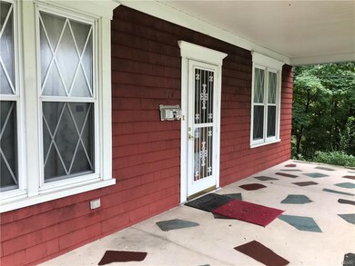 View of front of home on the porch