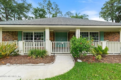 Welcoming front porch