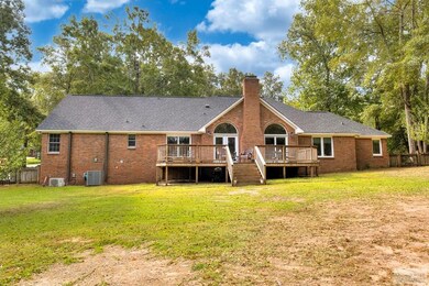 Rear exterior view of home