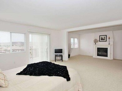 Master bedroom has a large retreat area, fireplace