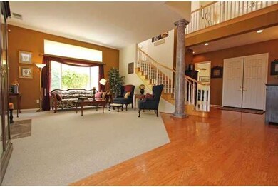 Formal living room.  Note the gleaming floors