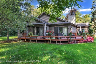 Rear view of home