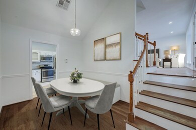 Dining area adjacent to Kitchen. Virtually Staged