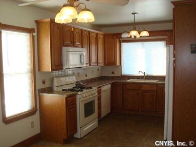Kitchen. Nice size eat in ktchen with gas stove.