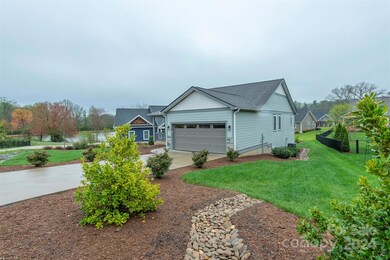 A new rock accent in the landscaping.