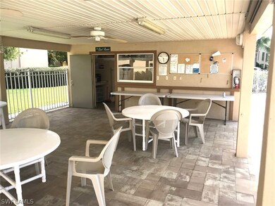 Covered lounging area hosts several parties per we