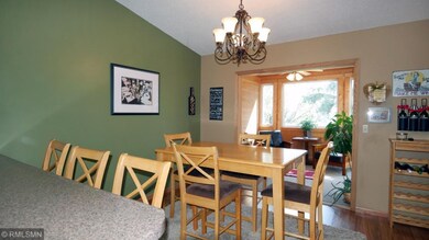 View Of The Kitchen & Dining Room Looking Into The