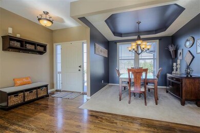 Large entry and dining room