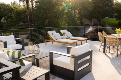 Patio / terrace featuring an outdoor living space