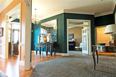 Wide entrances to many rooms
